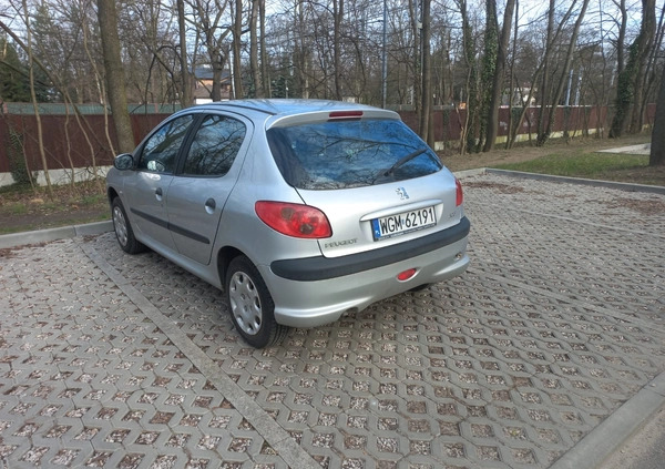 Peugeot 206 cena 4000 przebieg: 178526, rok produkcji 2006 z Końskie małe 29